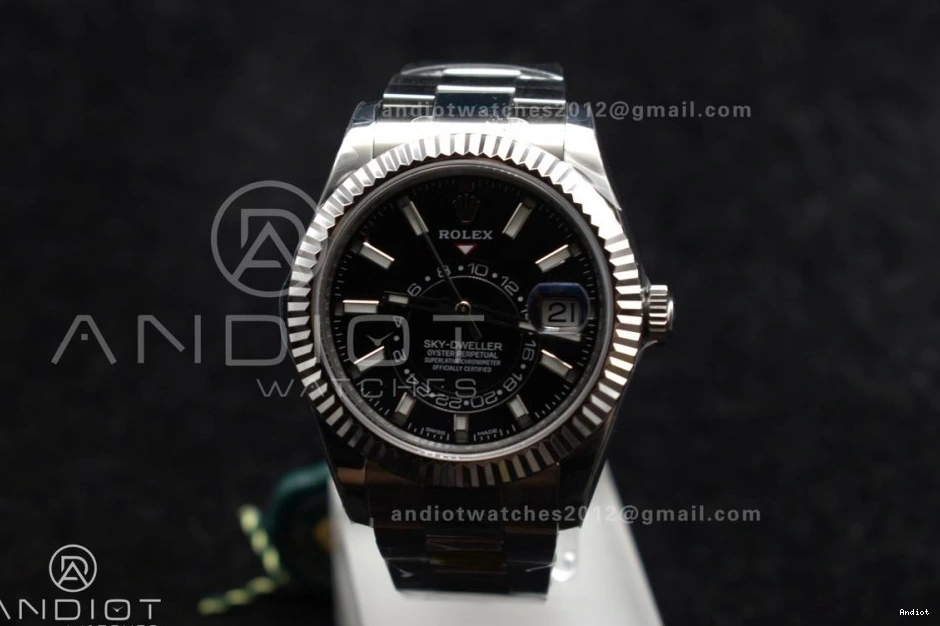 1:1 904L A 326934 SS Black Sky-Dweller SS ZF Best on Edition Dial 1087 EasyCare Bracelet 0719